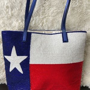 Iconic Texas Beaded purse 💙❤️